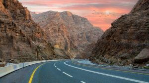 Jebel jais Road with Tripjohn